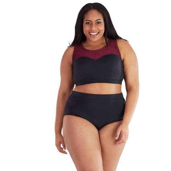 Juno Active Other - Juno Active AquaChic Mesh Tank Suit